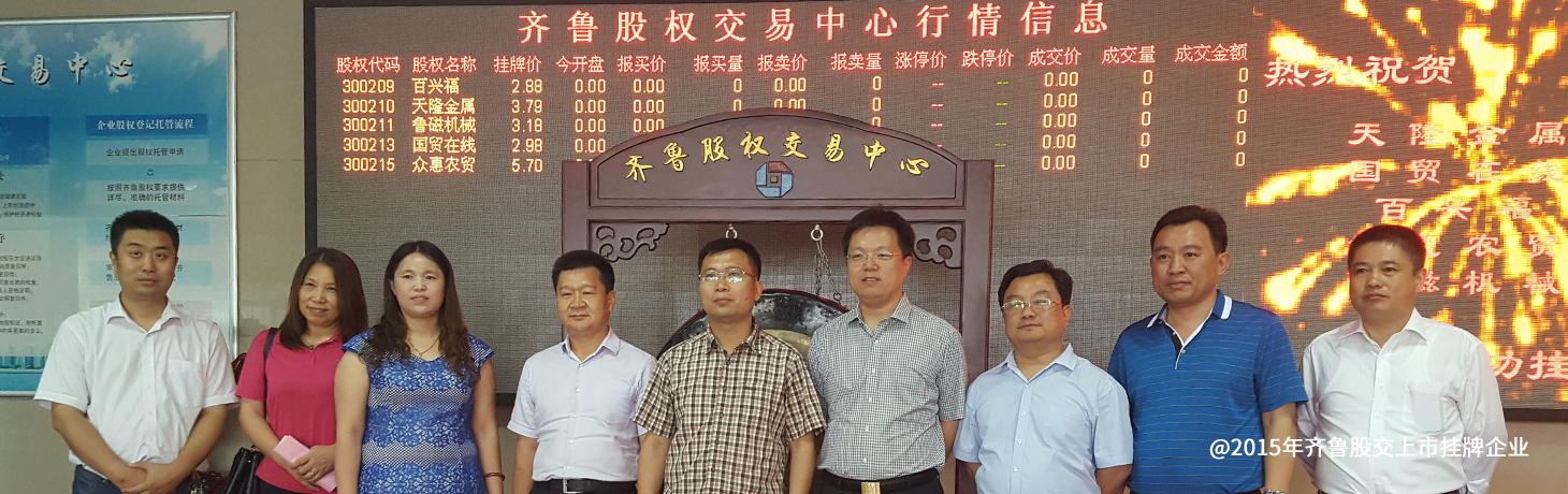 Qilu Stock Exchange Listed Companies